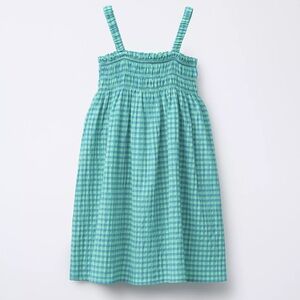 Zara Kids Girls Blue Checkered Dress